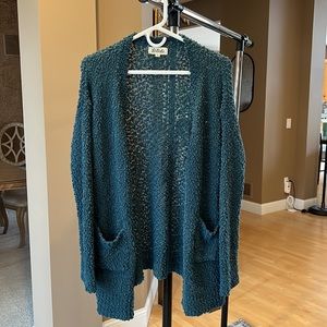 Listicle Soft Cardigan With Pockets